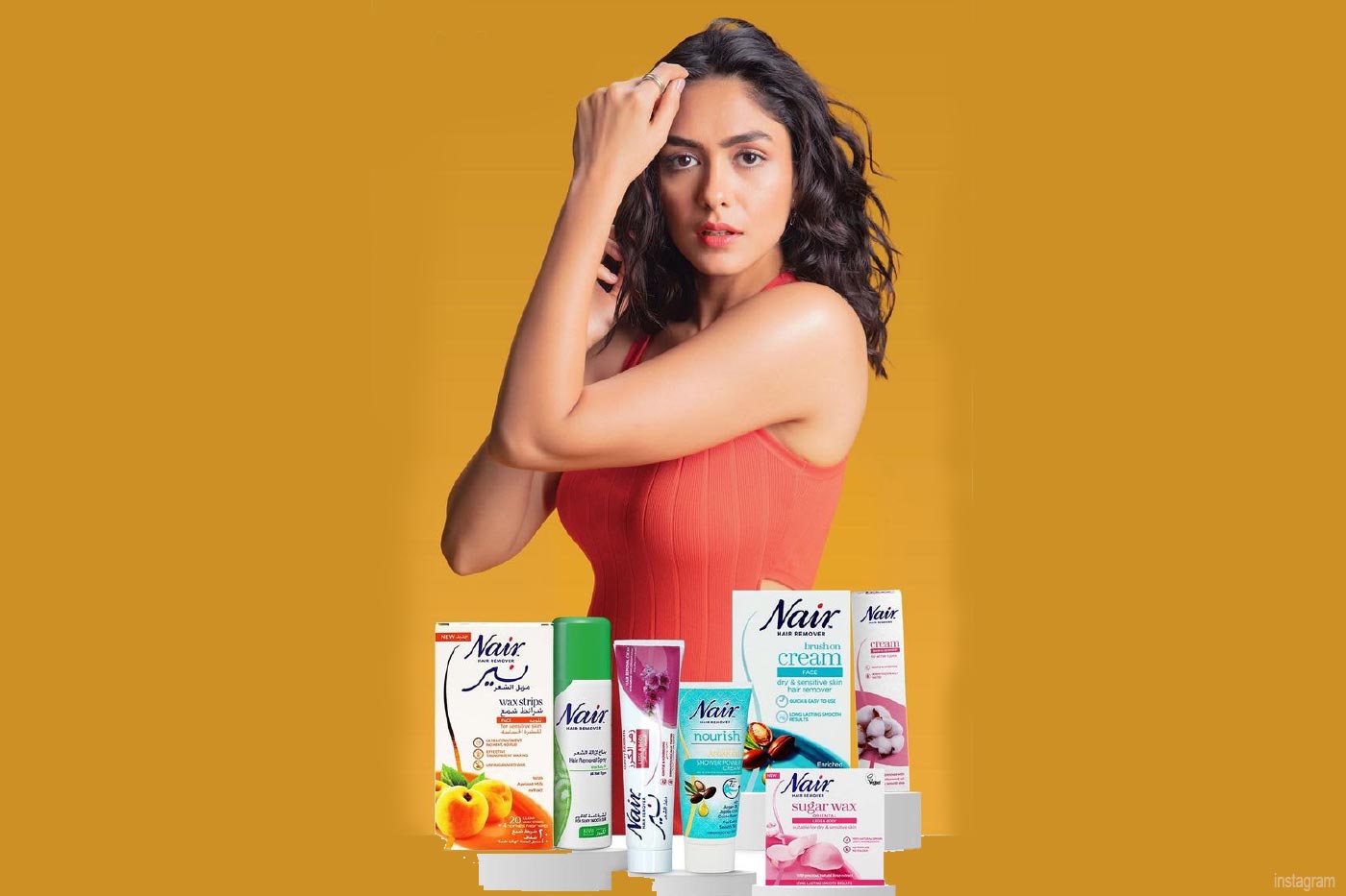 Leading hair removal brand Nair signs Mrunal Thakur as brand ambassador Leading hair removal brand Nair signs Mrunal Thakur as brand ambassador