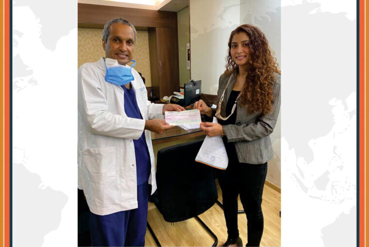 Time Machine raises Rs. 20, 25,000 from clients for cancer patients Time Machine raises Rs. 20, 25,000 from clients for cancer patients