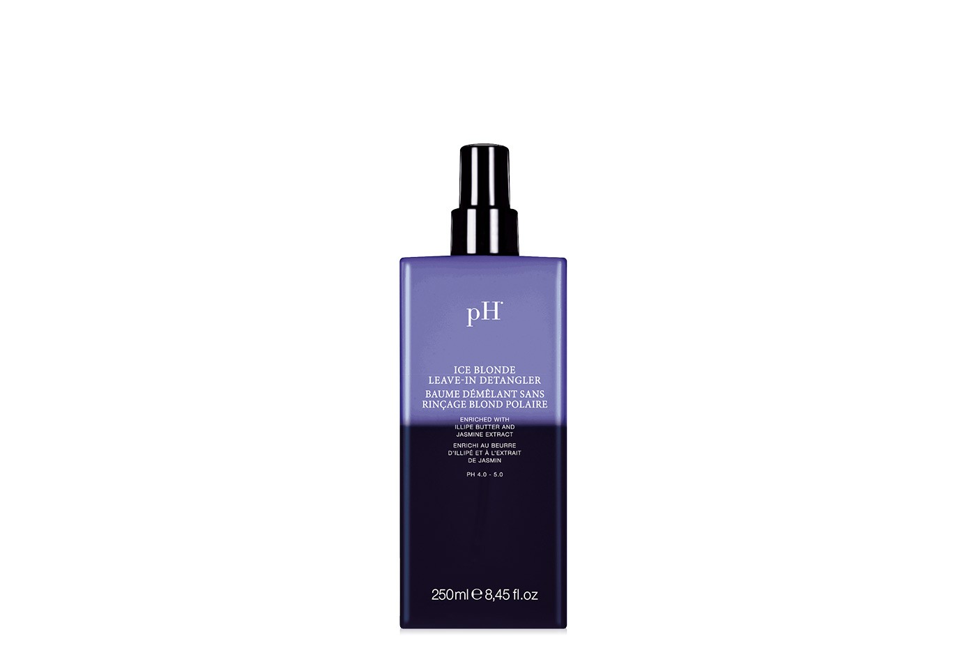 Ice-Blonde Detangler by pH adds shine and definition to hair Ice-Blonde Detangler by pH adds shine and definition to hair