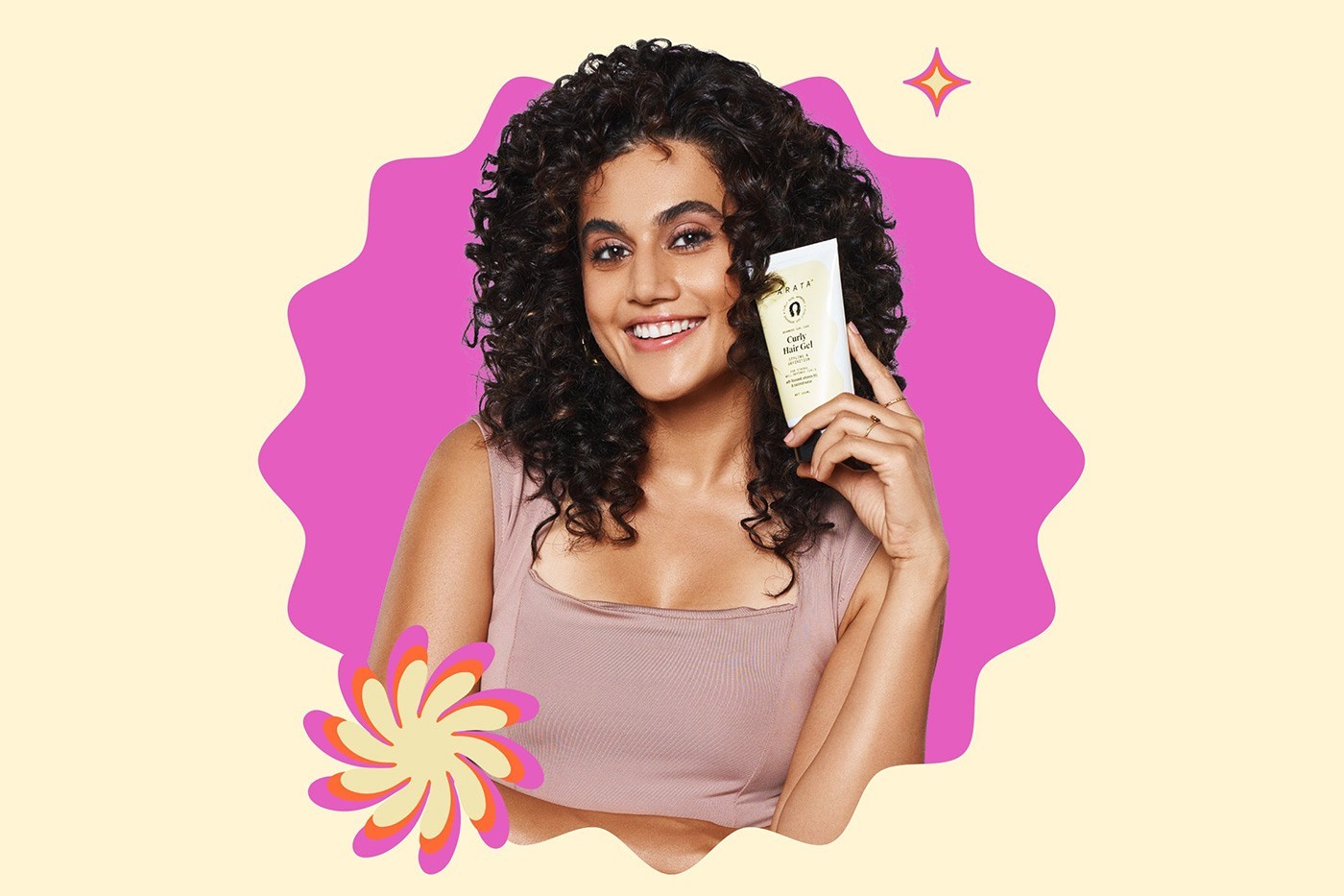 Tapsee Pannu becomes the new face of Arata’s curl care range Tapsee Pannu becomes the new face of Arata’s curl care range