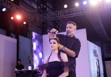 Vipul Chudasama @ Live Stage of HBS 2022 | Cut, Colour & Style | Professional Styling