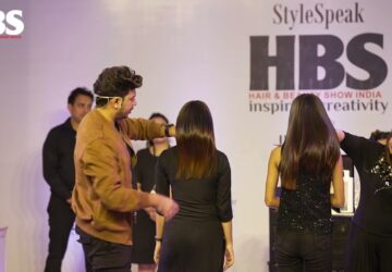 Vikas Marwah @ Wedding Stage of HBS 2022 | Hair styling | Hair colour | Krone Professional