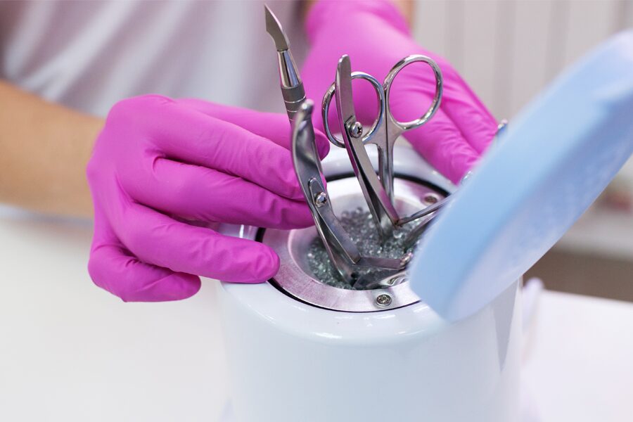 Sterilisation of Nail Tools