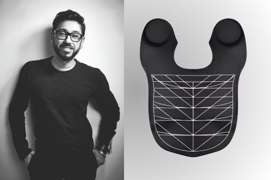 Ryan D'Rozario, precision begins even before the haircut starts. His essential tool is the hairdressing collar cape