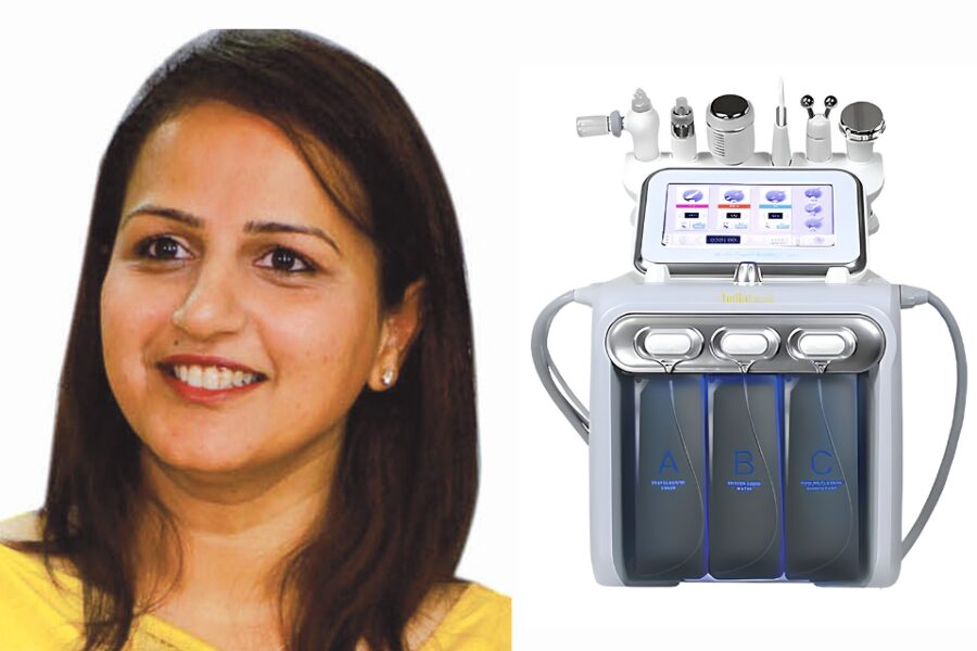 For Vaishali Shah, the Hydrodermabrasion device